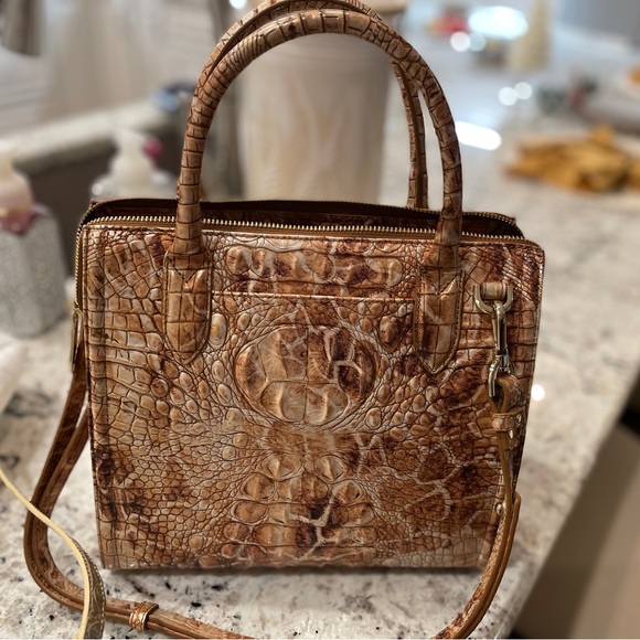 Brahmin Small Caroline Camel Sarfi  melbourne - Picture 1 of 11